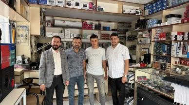 AK Parti Suluova İlçe Başkanı Mustafa Şen’den Esnafa Destek Ziyareti