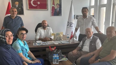 Merzifon Vakfı’ndan DEVA Partisi’ne Nezaket Ziyareti
