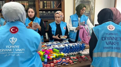 TDV Amasya Şubesi Kadın Kollarından Eğitime Destek