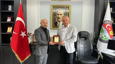 Başkan Özalp, ASİAD Heyetini Makamında Ağırladı