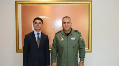 Tuğgeneral Halil Uğur Serin’den Taşova Kaymakamı Salih Kartal’a Nezaket Ziyareti