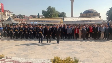 Merzifon’da 30 Ağustos Zafer Bayramı Çelenk Sunma Töreni Düzenlendi