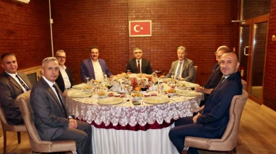 Merzifon POMEM Müdürü Süleyman Gül’e Veda Yemeği