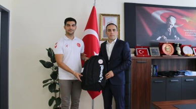 Avrupa Üçüncüsü Ömer Doğukan Öztürk’e Amasya’da Anlamlı Ziyaret