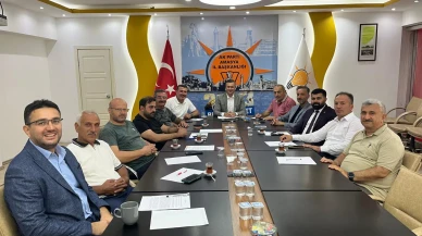 AK Parti Amasya Teşkilatında İstişare Toplantıları