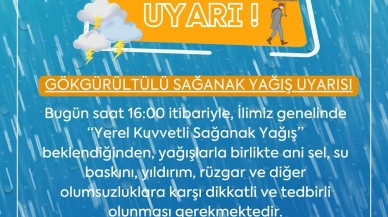 Amasya’da Kuvvetli Sağanak ve Fırtına Uyarısı