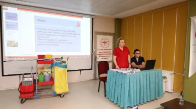 Amasya Üniversitesi Hastanesi’nde Temizlik Personeline Eğitim