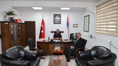 Başkan Alp Kargı’dan İlçe Jandarma Komutanı’na Ziyaret