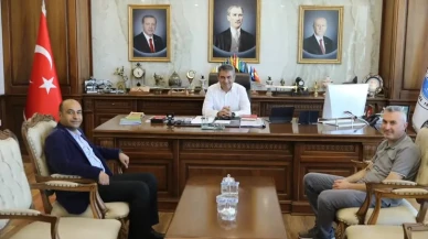 Yeni Başkandan, Başkan Uzun’a Ziyaret
