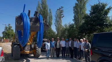 Sarıbuğday Köyü İçme Suyu Hattı Yenileniyor