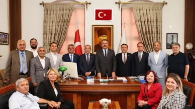 CHP İlçe Yönetimi’nden Kargı ve Karaaslan’a Nezaket Ziyareti