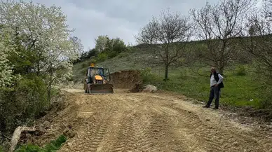 Merzifon’da Kırsala Hizmet! Yollar Yenilendi