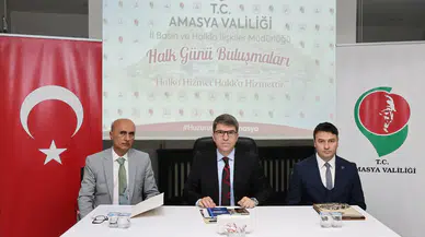Amasya Valisi Bakan Vatandaşların Sorunlarını Dinledi