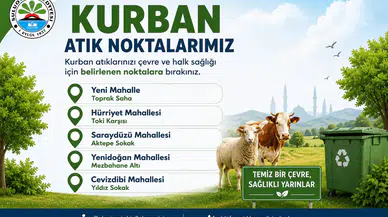 Suluova’da Kurban Atıkları İçin Kritik Uyarı