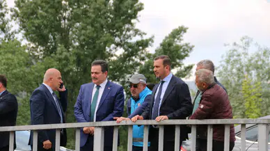 Amasya AK Parti Heyeti Taşkın Bölgesinde İnceleme Yaptı
