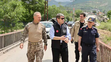 Amasya Valisi Bakan Taşkın Denetiminde