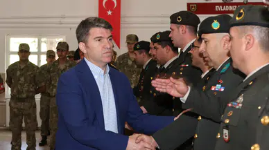 Amasya’da Bayramda Mehmetçiğe Moral Desteği
