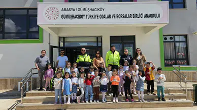 Gümüşhacıköy’de Trafik Bilinci Aşılandı