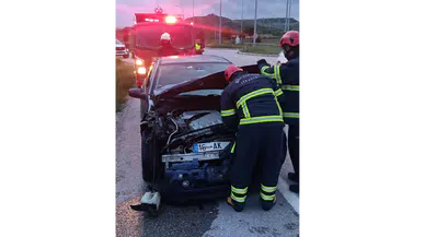 Merzifon Yolunda Feci Kaza