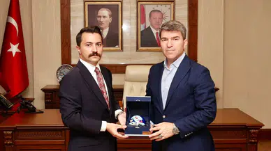 Vali Bakan, Kaymakam Vekili Demirgül’ü Ağırladı
