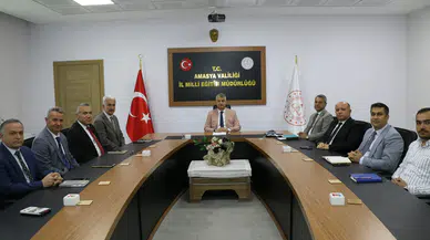 Amasya İl Milli Eğitim Müdürlüğü’nde Kritik Toplantı