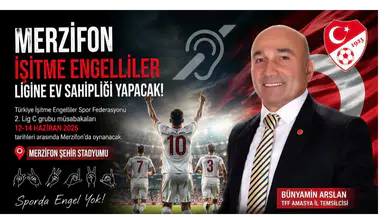 Merzifon, İşitme Engelliler Futbol Ligi’ne Ev Sahipliği Yapacak