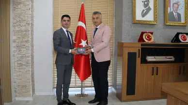 Kaymakam Salih Kartal'dan Veda Ziyareti