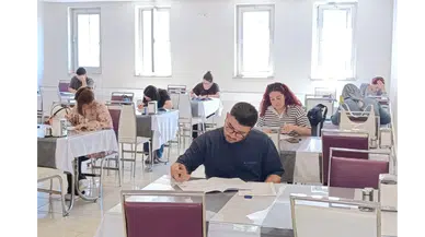 Amasya’da Aday Memurlar Sınava Girdi