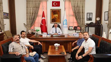 Başkan Kargı Misafirlerini Belediyede Ağırladı