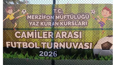 Merzifon'da Camiler Arası Futbol Turnuvası Coşkusu Başladı!