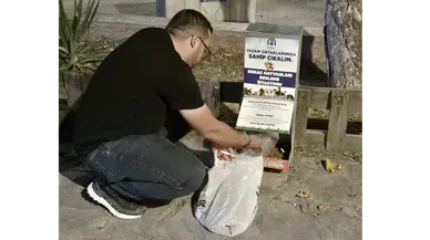 Merzifon Ülkü Ocakları'ndan Sokak Hayvanlarına Anlamlı Destek