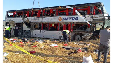 Merzifon’da Otobüs Faciası: 2 Ağır, 46 Yaralı