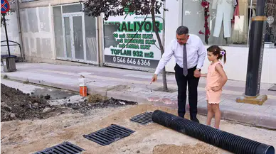 Merzifon’da Altyapı Çalışmalarına Minik Denetçi