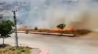 Merzifon’da Yangın