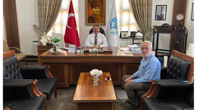 Başkan Kargı, Konuklarını Belediyede Ağırladı