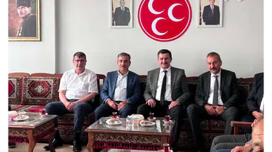 Türkiye Kamu-Sen Genel Başkanı Kahveci’den MHP Merzifon’a Ziyaret