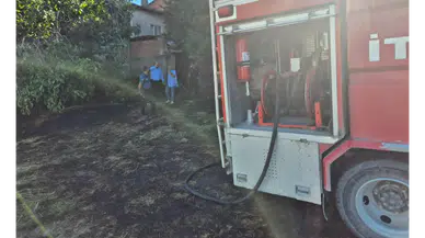 Hacıbalı Mahallesi’nde Yangın Paniği! İtfaiye’den Anında Müdahale