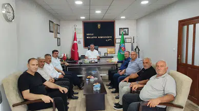 MHP Merzifon’dan Ziraat Odası’na Ziyaret: Çiftçinin Sorunları Masaya Yatırıldı