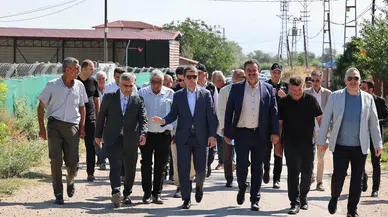 Merzifon’da Köylere Hizmet Sahada Denetlendi!