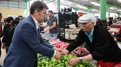 Vali Bakan Gümüşhacıköy Pazarında!