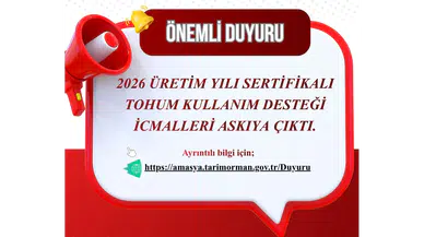 Amasya’da Tohum Desteği Listeleri Askıda!