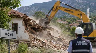 Amasya’nın Köylerinde Yıkım Süreci Başlıyor: 413 Yapı İçin Düğmeye Basıldı!