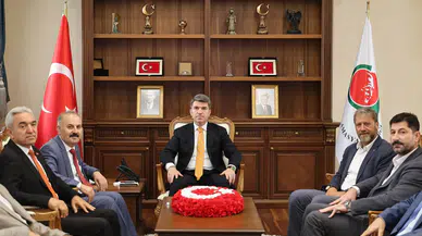 Amasya Valiliği’nde Ensar Vakfı Buluşması