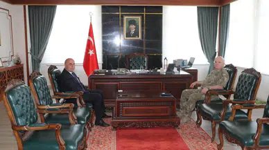 Amasya İl Özel İdaresi’nde Komutana Ziyaret
