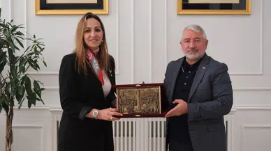 Merzifonlu Muhtar Seniha Karaca’dan Başkan Aşgın’a Ziyaret