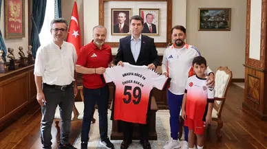 Amasya Gücü Yönetimi Vali Bakan’la Buluştu