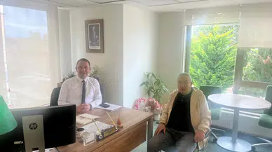 Güley’den TEB Şube Müdürü Çelik’e Ziyaret