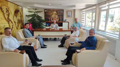 MHP Merzifon’dan İlçe Milli Eğitim Müdürü Yozgat’a İade-i Ziyaret