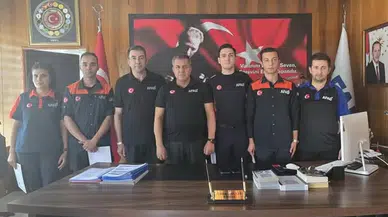 AFAD Amasya’da Özverili Personele Başarı Belgesi