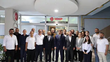 Amasya Valisi Bakan’dan MHP'ye Ziyaret